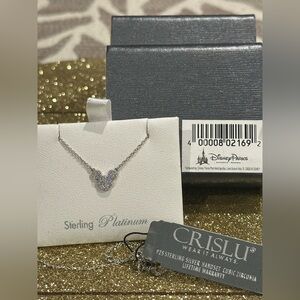 Disney Micky Mouse Necklace with Cubic Zirconia